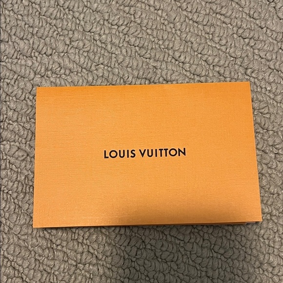 Louis Vuitton Accessories - Louis Vuitton Orange and Cream Card
